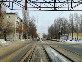 Вячеслав Доронин проверил очистку дорог и тротуаров в Заводском районе города